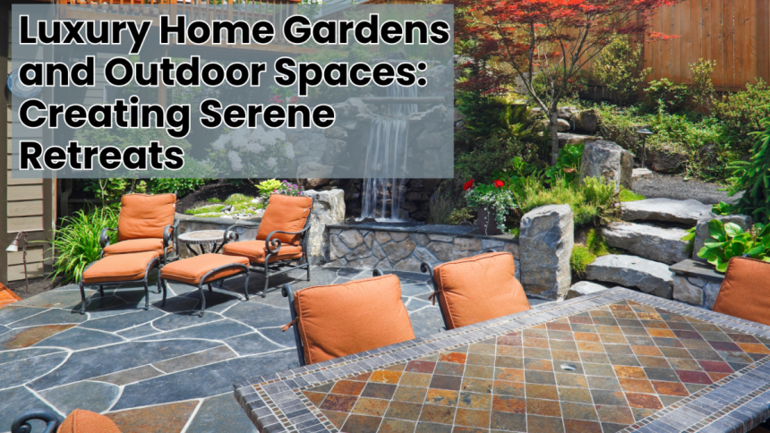 Luxury Home Gardens and Outdoor Spaces Creating Serene Retreats