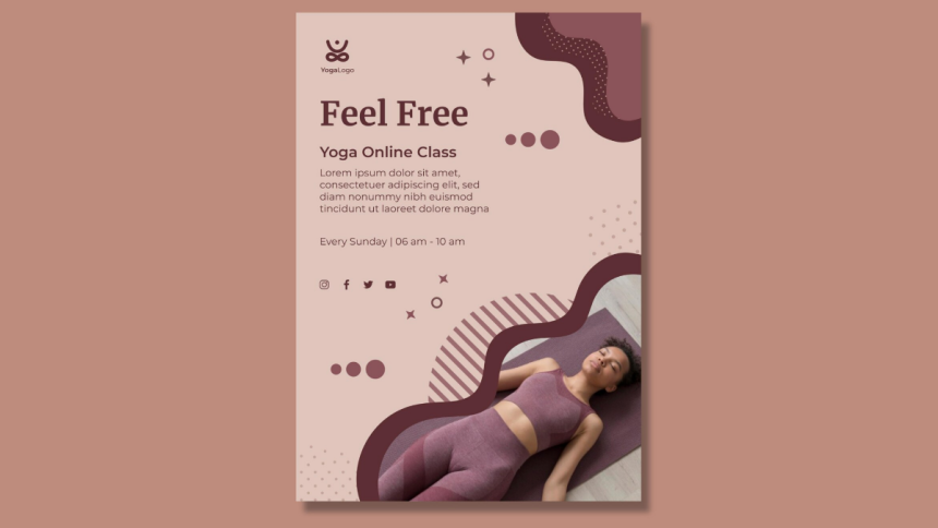 How to create a stunning yoga flyer in 6 easy steps