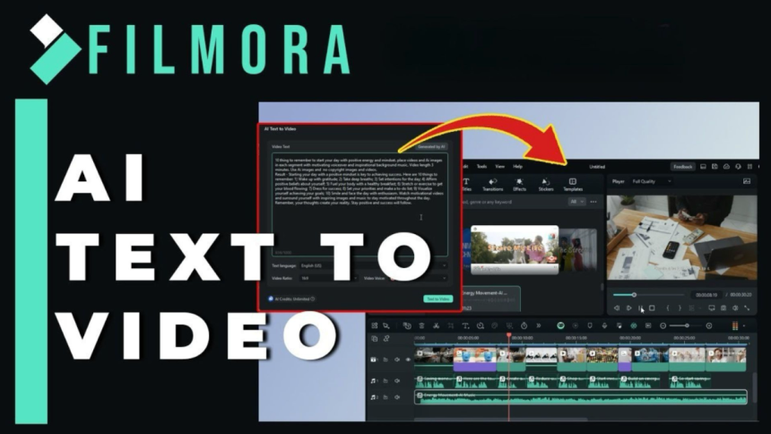 Wondershare Filmora AI Text to Video Feature Revolutionizing Content Creation in 2025